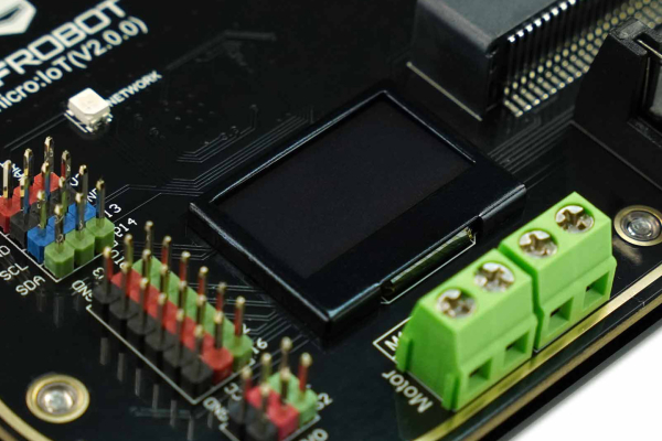 udvidelseskort med micro:bit-styring