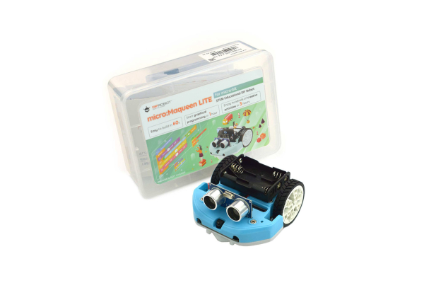 micro:bit Educational Programming Robot Platform Maqueen Lite with Skin, Blue
