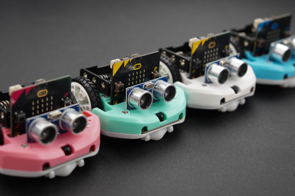 micro:bit Educational Programming Robot Platform Maqueen Lite with Skin, Blue