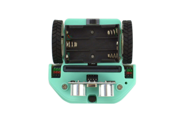 micro: Maqueen Lite with Skin Green, micro:bit Educational Programming Robot Platform