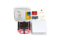 micro: Maqueen Lite with Skin, Red, micro:bit Educational Programming Robot Platform