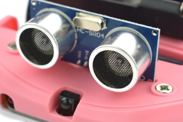 micro: Maqueen Lite with Skin, Red, micro:bit Educational Programming Robot Platform