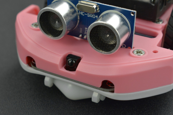 micro: Maqueen Lite with Skin, Red, micro:bit Educational Programming Robot Platform