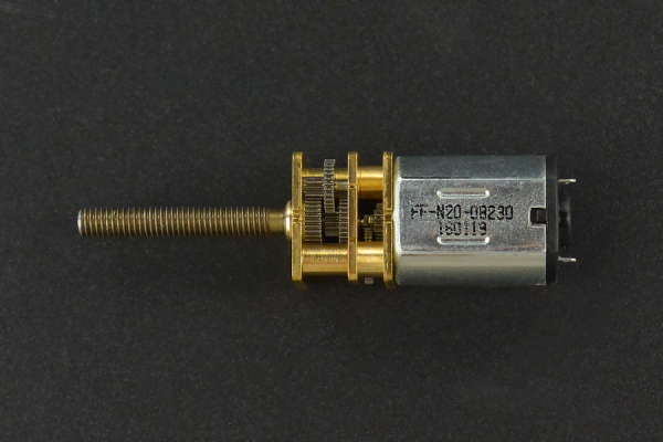 Micro Metal DC Geared Motor, 6V 98RPM, M3*20, with Lead Screw