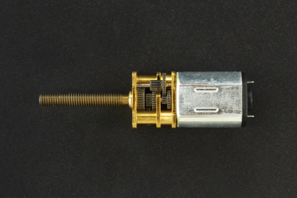 Micro Metal DC Geared Motor, 6V 98RPM, M3*20, with Lead Screw