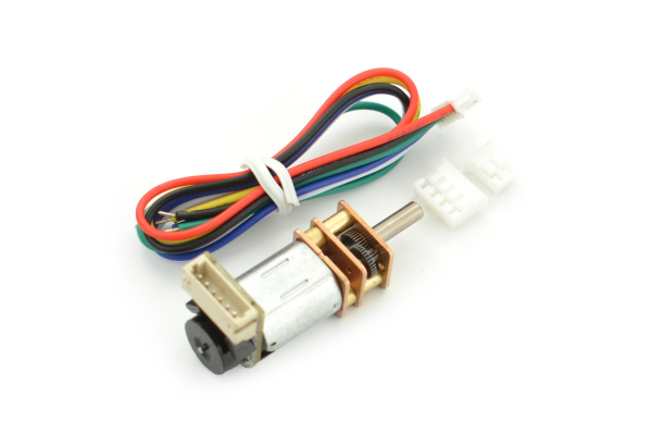 Micro Metal Geared Motor, Encoder, 380:1, 6V, 41RPM