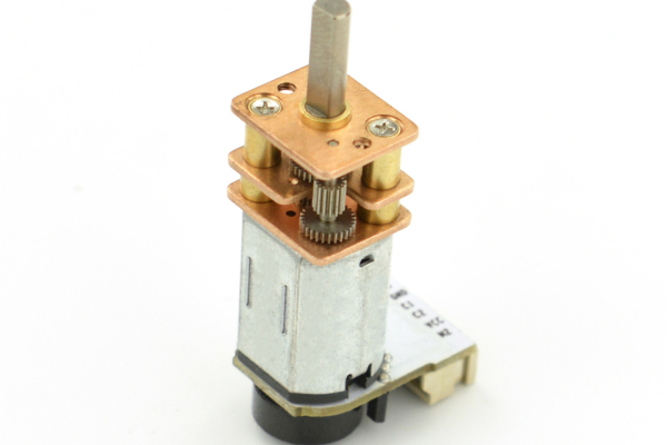 Micro Metal Geared Motor, Encoder, 298:1, 6V, 52RPM