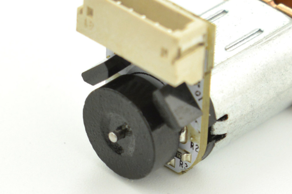 Micro Metal Geared Motor, Encoder, 298:1, 6V, 52RPM