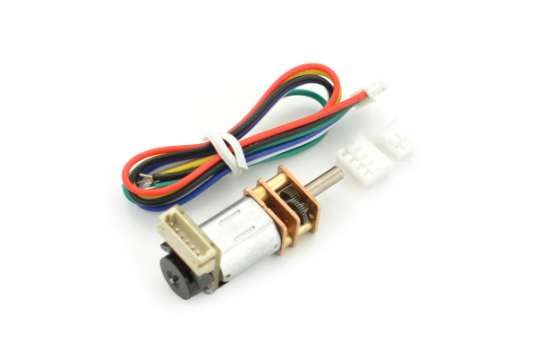 Micro Metal Geared Motor, Encoder, 6V, 530RPM, 30:1