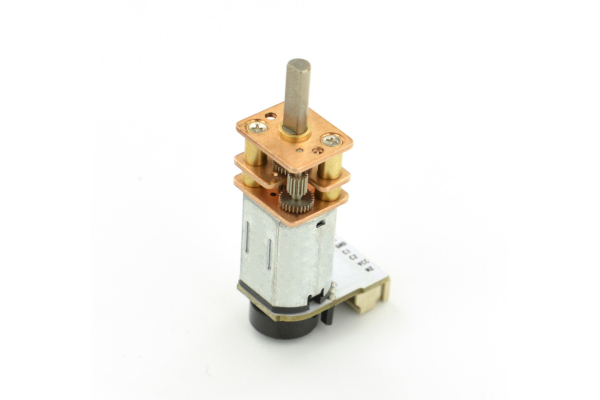 Micro Metal Geared Motor w/Encoder, 6V 75RPM 210:1, 2940 Res