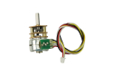 Micro Metal Geared Stepper Motor, 12V 0.6kg.cm, 100:1 Gear, 5-12V