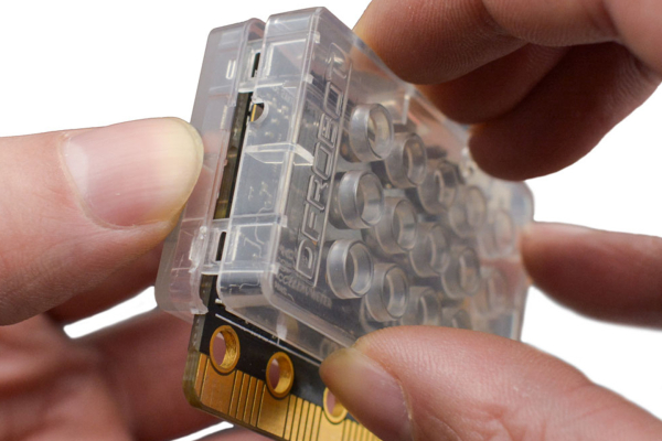 micro:bit Enclosure ABS, LEGO Compatible, Reserved Buttons