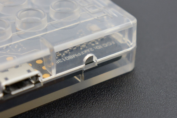 micro:bit Enclosure ABS, LEGO Compatible, Reserved Buttons