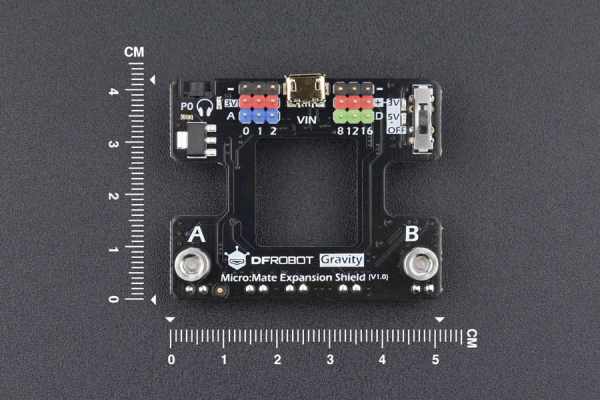 micro:Mate, a Mini & Thin Expansion Board for micro:bit, Gravity Compatible
