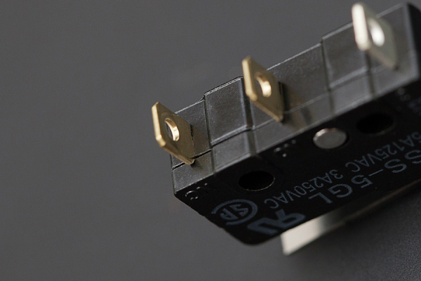 Microswitch, 5A/250V, Hinge Lever, -25C to 85C