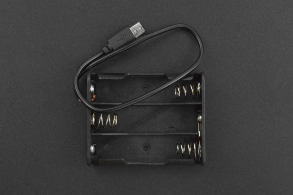 Battery Holder MicroUSB (3xAA) 3.6V/4.5V NiMH/NiCd/Alkaline