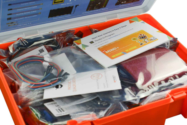 Arduino MindPlus Coding Kit, 18 Sensors, Arduino Uno R3, Mind+ IDE