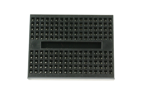 Mini Bread Board, Self Adhesive, 170 Tie Points - Black