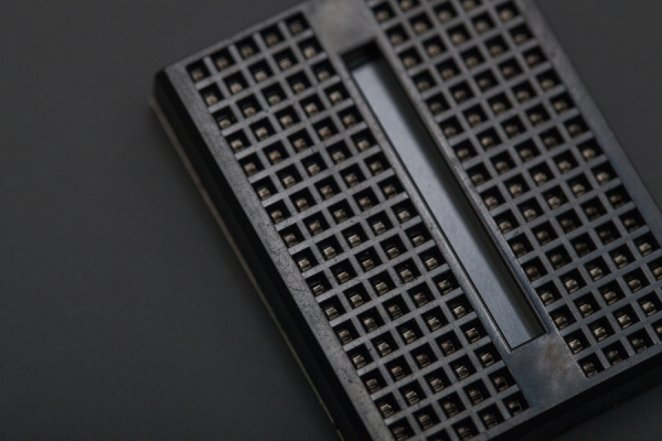 Mini Bread Board, Self Adhesive, 170 Tie Points - Black