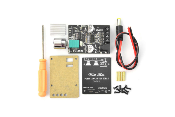 Mini Digital Bluetooth Amplifier, 50W*2, Bluetooth 5.0, 5-24V, Stereo