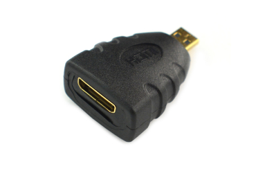 Mini HDMI to Micro HDMI Adapter, 4K, Gold-Plated, Raspberry Pi 4B