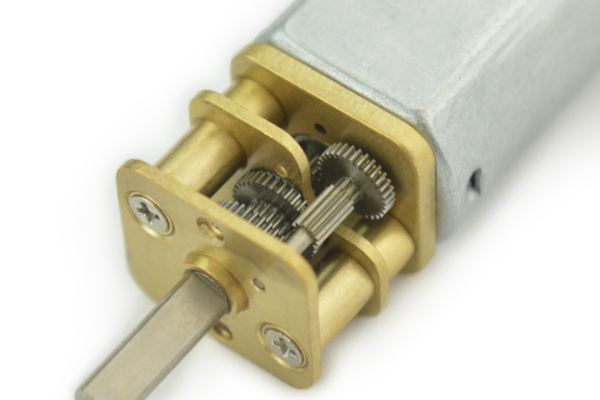 DC Geared Motor, Mini Metal, 6V 375RPM, 1:35 Ratio, D-shaft