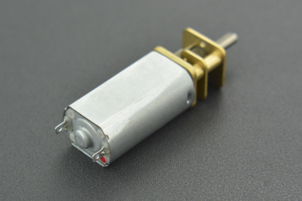 DC Geared Motor, Mini Metal, 6V 375RPM, 1:35 Ratio, D-shaft