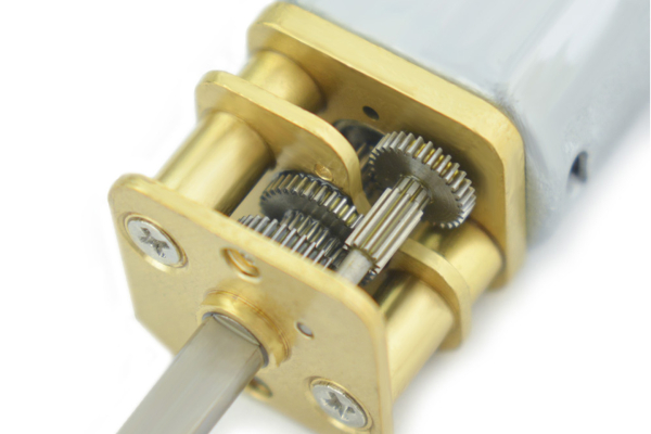 Mini Metal DC Geared Motor, 6V 570RPM, Metal Gears, D-shaft