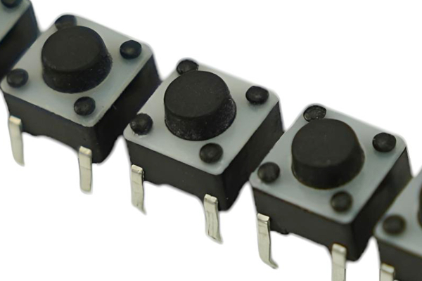 Mini Push Button Switch, 5 PCS, 12V 50mA, 6x6.5x7mm