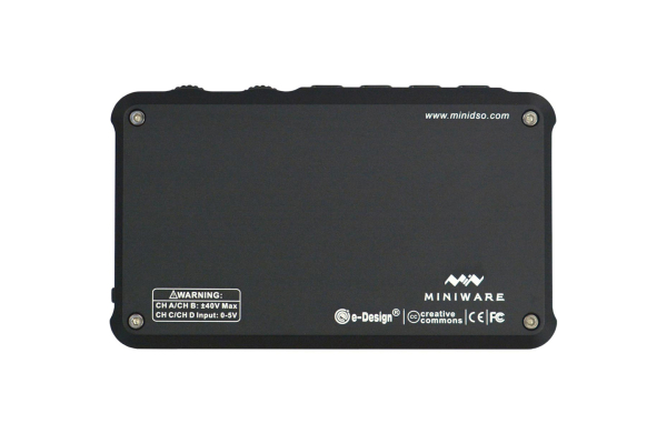 Oscilloscope Miniware 4-Channel, ARM Cortex M3, 100M Sa/s