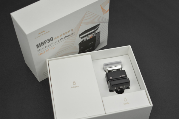 Mini Hot Plate Preheater MHP30, 60W, 300°C, PD Input, LED Display