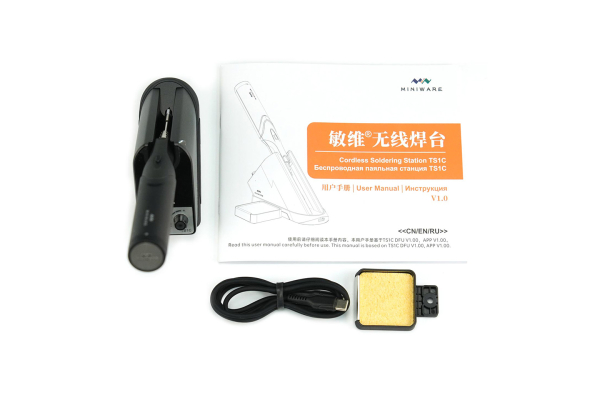 Soldering Station TS1C Smart Cordless, Supports Bluetooth & Super Capacitor