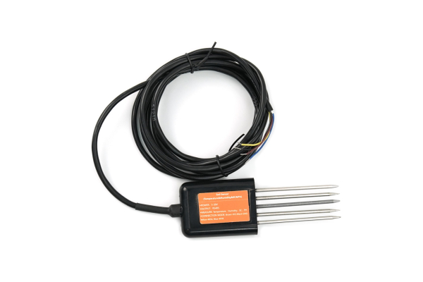 Soil Moisture, Temperature, pH & EC Sensor MODBUS RTU RS485, IP68, 5-30V