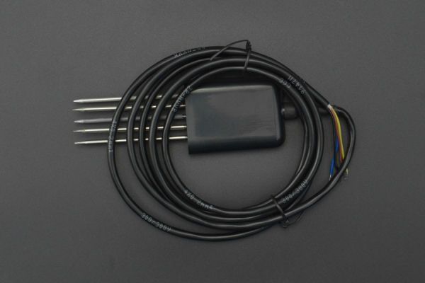 Soil Moisture, Temperature, pH & EC Sensor MODBUS RTU RS485, IP68, 5-30V