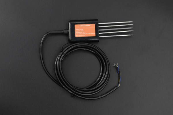 Soil EC and pH Monitoring Sensor, MODBUS RTU RS485, IP68, 5-30V