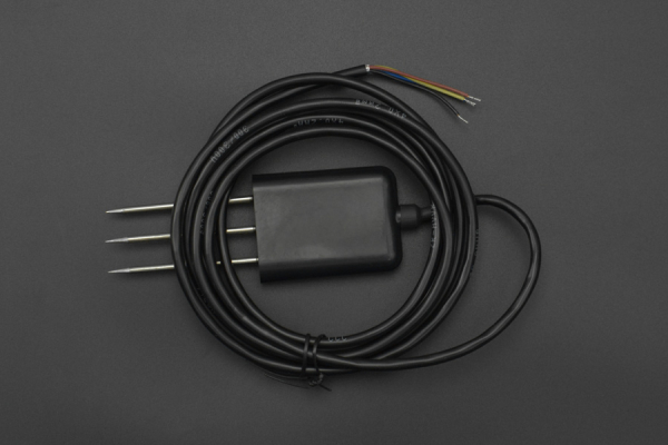 Soil Moisture, Temperature, EC Sensor MODBUS RTU RS485, IP68, 5-30V