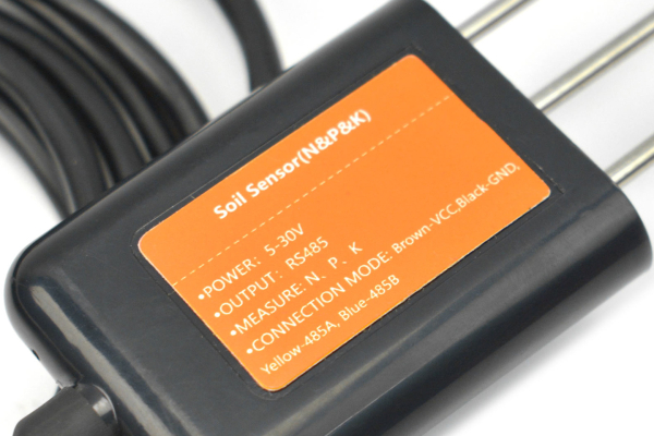 Soil NPK Measure Sensor MODBUS RTU RS485, IP68, 5-30V