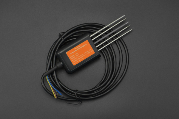 Soil Temperature, Humidity, pH Monitoring Sensor MODBUS RTU RS485, IP68, 5-30V