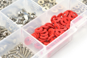 Mounting Kit, Screws and Nuts, Adjustable Box, 15 Compartments