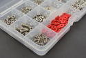 Mounting Kit, Screws and Nuts, Adjustable Box, 15 Compartments