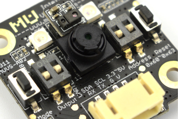 Vision Sensor MU, 30W Lens, Deep Learning, UART/I2C, 5V, 90° FOV