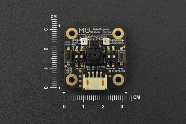 Vision Sensor MU, 30W Lens, Deep Learning, UART/I2C, 5V, 90° FOV