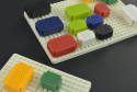 Block Building Breadboard Kit, Multi-color, Mini, 25 & 55 Holes, ABS