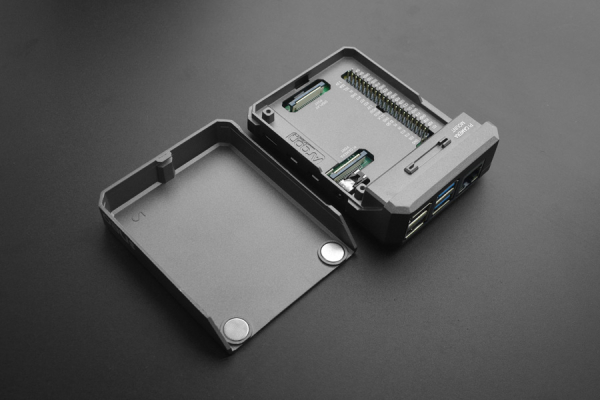 NEO Case - Sliding Magnetic, Aluminum, Passive Cooling for Pi 4B