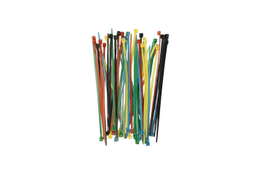 Nylon Cable Tie Set, Five Colors (50PCS), High Tensile Strength