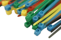 Nylon Cable Tie Set, Five Colors (50PCS), High Tensile Strength