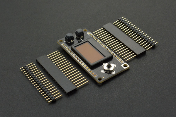 OLED Display OLED128x64, FireBeetle Covers, I2C, 3-Axis Sensor, Font Chip