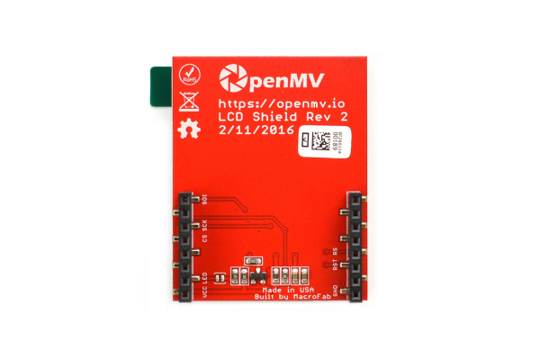 1,8" TFT-display shield til OpenMV Cam