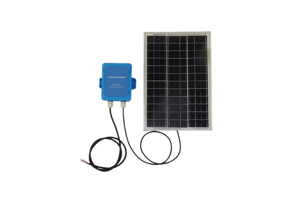 Udendørs solcelle-kit 10W med 12V/5V udgang