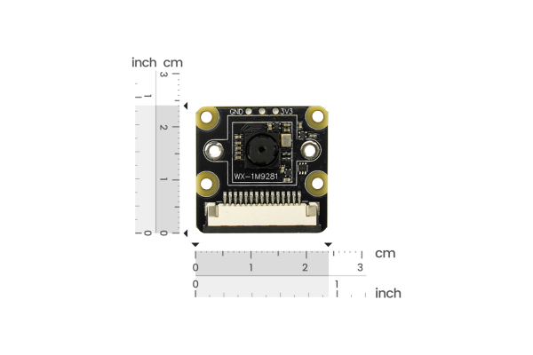 OV9281 Global Shutter Camera Module for Raspberry Pi 4B / 5 (1MP, FOV 79°)